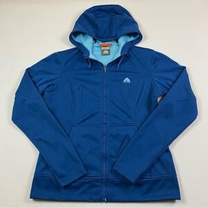 Nike ACG Hoodie Womens S Zip Up Sweatshirt Performance Activewear‎ Thumb Holes